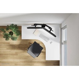 Neomounts DS65S-950BL2 Neomounts NEXT One SL Desk Mount, double display, sliding VESA (topfix clamp/grommet), black