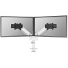 Neomounts DS65S-950WH2  Neomounts NEXT One SL Desk Mount, double display, sliding VESA (topfix clamp/grommet), white