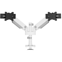 Neomounts DS65S-950WH2  Neomounts NEXT One SL Desk Mount, double display, sliding VESA (topfix clamp/grommet), white