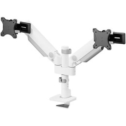 Neomounts DS65S-950WH2  Neomounts NEXT One SL Desk Mount, double display, sliding VESA (topfix clamp/grommet), white