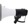 NEDIS megaphone/ BT/ range 1500m/ volume 120dB/ removable microphone/ built-in siren/ shoulder strap/ black-white