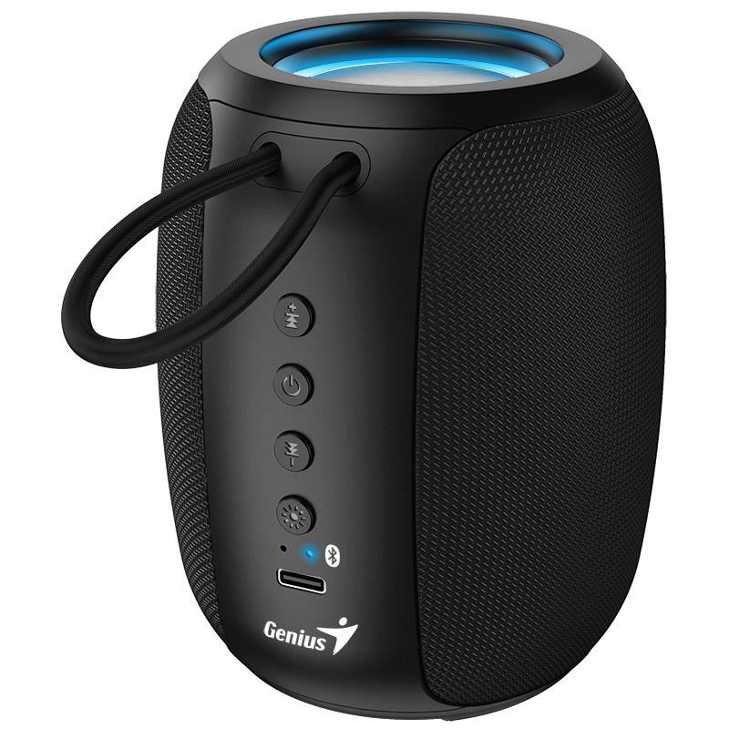 GENIUS repro SP-915BT Black/ Bluetooth 5.3/ 5W/ mikrofon/ Copilot AI komunikace/ USB-C nabíjení/ černé