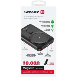 Swissten power bank pd 20w 10000 mah (kompatibilní s magsafe)