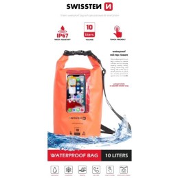 Swissten vodotěsné pouzdrowaterproof oranžové(10l)