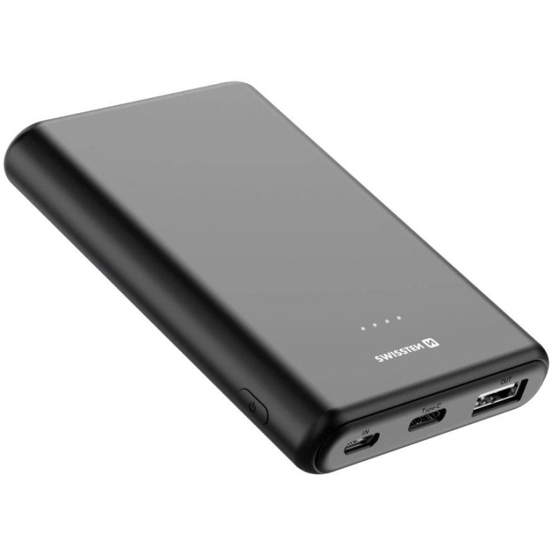 Swissten power line power bank 5000 mah 10w black