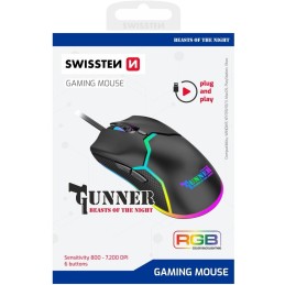 Swissten herní myš gunner