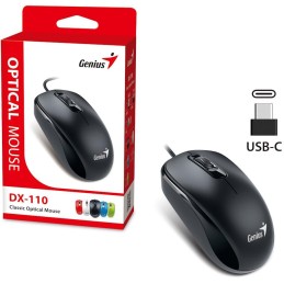 GENIUS DX-110/ drátová/ 1200 dpi/ USB-C/ černá