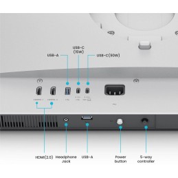 BENQ 27" IPS LED MA270U/3840x2160 / 1200:1/ 5ms/ 400 cdm/HDMI/USB-C/repro/výš. nast./ proMacBook Pro a MacBook Air