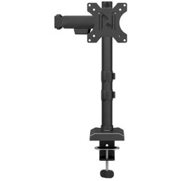 Neomounts NERO Single Flat Screen Desk Mount 10-32" (phone holder+Quick-fix clamp/grommet)