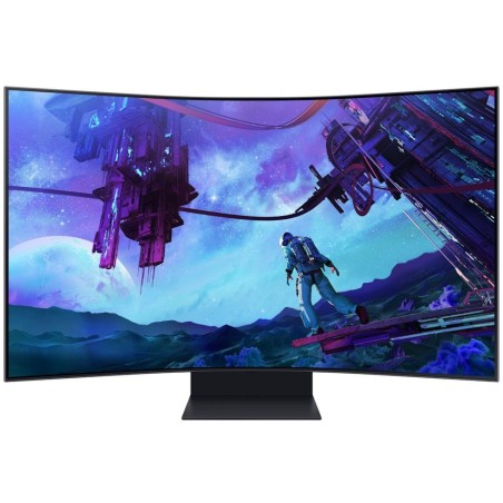 Samsung Odyssey Ark G97NC 55" /Prohnutý/3840x2160/16:9/VA/1ms/165Hz/Jack/HDMI/DP/USB/LAN/WiFi/BT/PIVOT/VESA/Repro