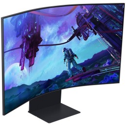 Samsung Odyssey Ark G97NC 55" /Prohnutý/3840x2160/16:9/VA/1ms/165Hz/Jack/HDMI/DP/USB/LAN/WiFi/BT/PIVOT/VESA/Repro