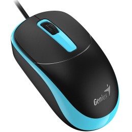 GENIUS DX-123 Ocean Blue/ drátová/ 1200 dpi/ USB/ černomodrá