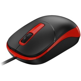 GENIUS DX-123 Sunshine Red/ drátová/ 1200 dpi/ USB/ černočervená