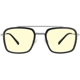 GUNNAR kancelářske/herní brýle  BARRON SILVER jantarová skla BLF 65 GUNNAR focus