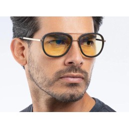 GUNNAR kancelářske/herní brýle  DUME GOLD jantarová skla BLF 65 GUNNAR focus