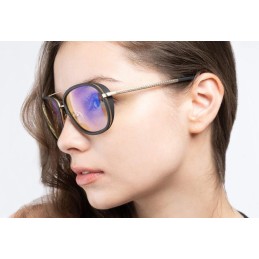 GUNNAR kancelářske/herní brýle  DUME GOLD jantarová skla BLF 65 GUNNAR focus