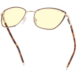 GUNNAR kancelářske/herní brýle  ERIKA COFFEE/GOLD jantarová skla BLF 65 GUNNAR focus