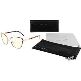 GUNNAR kancelářske/herní brýle  ERIKA COFFEE/GOLD čirá skla BLF 35 GUNNAR focus