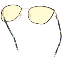 GUNNAR kancelářske/herní brýle  ERIKA INDIGO/GOLD jantarová skla BLF 65 GUNNAR focus