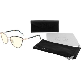 GUNNAR kancelářske/herní brýle  ERIKA INDIGO/GOLD čirá skla BLF 35 GUNNAR focus