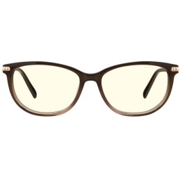 GUNNAR kancelářske/herní brýle  INGRID COCOA FADE CRYSTAL čirá skla  BLF 35 GUNNAR focus