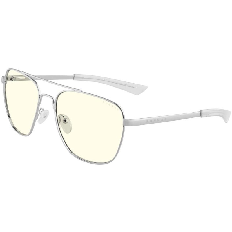 GUNNAR kancelářske/herní brýle  MUSTANG CHROME čirá skla BLF 35 GUNNAR focus