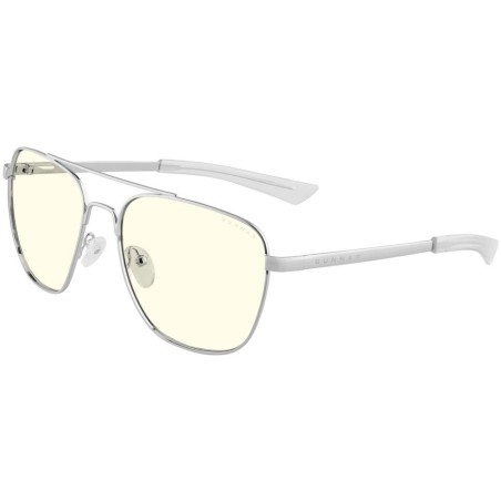 GUNNAR kancelářske/herní brýle  MUSTANG CHROME čirá skla BLF 35 GUNNAR focus