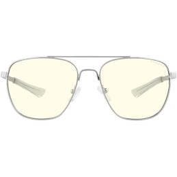 GUNNAR kancelářske/herní brýle  MUSTANG CHROME čirá skla BLF 35 GUNNAR focus