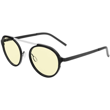 GUNNAR kancelářske/herní brýle  PACIFICA ONYX-SILVER jantarová skla BLF 65 GUNNAR focus