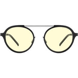 GUNNAR kancelářske/herní brýle  PACIFICA ONYX-SILVER jantarová skla BLF 65 GUNNAR focus