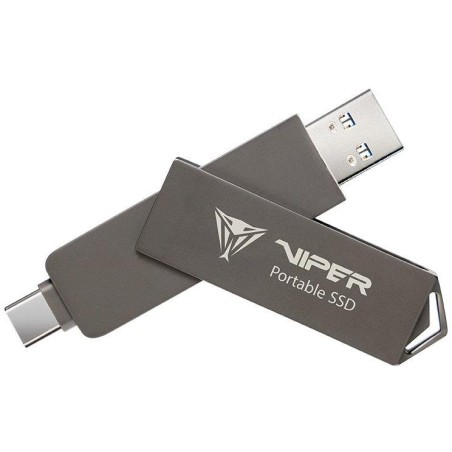 PATRIOT Viper Portable PVP30 SSD 1TB Type A+C /  USB 3.2 Gen 2 / šedá