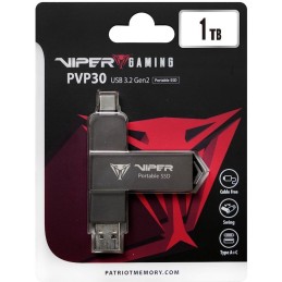 PATRIOT Viper Portable PVP30 SSD 1TB Type A+C /  USB 3.2 Gen 2 / šedá