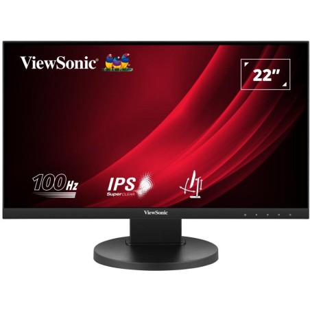 ViewSonic VG2208A-HD/22" 16:9 (21.5"), 1920 x 1080, SuperClear® IPS, VGA, HDMI, DisplayPort, full ergonomic stand, 100Hz