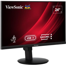 ViewSonic VG2409U-2/24" FHD Frameless IPS Monitor with 2 HDMI, DP in, DP out, USB C, RJ45 ,LAN, USB, Daisy Chain