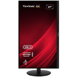 ViewSonic VG2709U-2 / 27" QHD Frameless IPS Monitor with HDMI, DP in, DP out, USB type C, RJ45 , USB, Daisy Chain