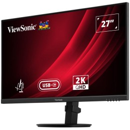 ViewSonic VG2709-2K-MHDU-2/ 27" QHD Frameless IPS Monitor with HDMI, DisplayPort, USB type C, USB,Full Ergonomic Stand