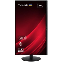ViewSonic VG2709-2K-MHDU-2/ 27" QHD Frameless IPS Monitor with HDMI, DisplayPort, USB type C, USB,Full Ergonomic Stand