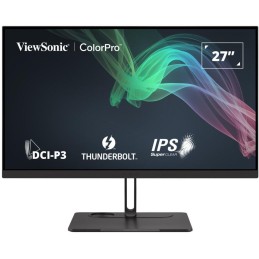 ViewSonic VP2776T-4K/27" 16:9 3840 x 2160 3 sides Frameless SuperClear IPS Monitor with 100% sRGB,98% DCI-P3,Thunderbolt