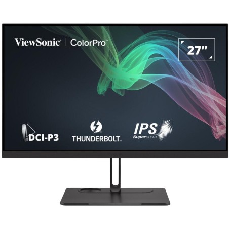 ViewSonic VP2776T-4K/27" 16:9 3840 x 2160 3 sides Frameless SuperClear IPS Monitor with 100% sRGB,98% DCI-P3,Thunderbolt