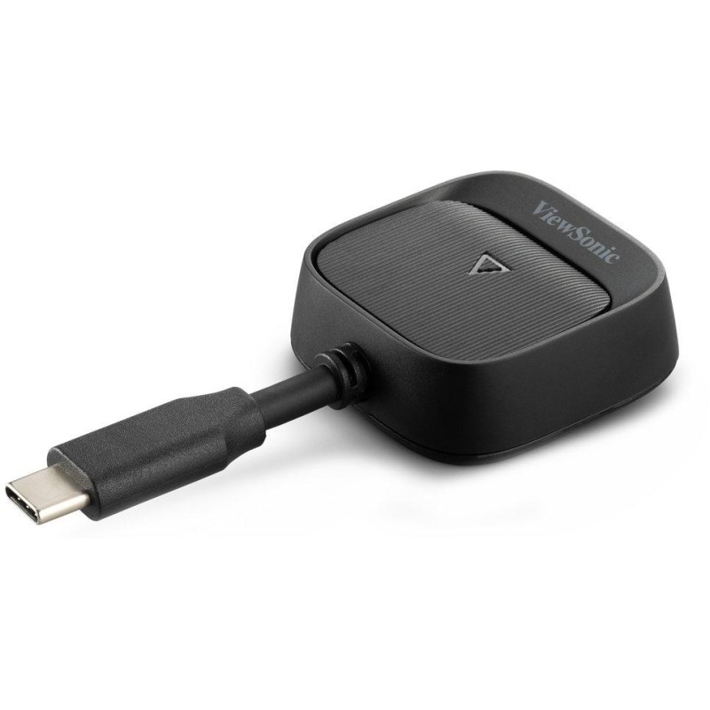 Viewsonic WPD-900  Wireless dongle (Tx + Rx) , USB-C power pass-through, casting: Peer to Peer, AirPlay (iOS), Miracast