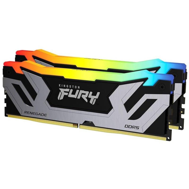 KINGSTON FURY Renegade RGB Silver XMP 48GB DDR5 8400MT/s / CL40 / CUDIMM / Kit 2x 24GB