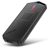 AXAGON external RGB box for M.2 NVMe SSD / EEM2-GAM / USB-C / USB 3.2 Gen2 / up to 10 Gbit/s / cable 50cm