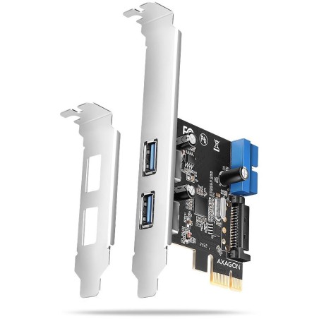 AXAGON řadič do PCIe pro 2x USB Typ-A / 2x USB interní / USB 5Gbps / PCEU-232RS / SP & LP / čip Renesas