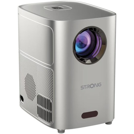 STRONG projektor Q1/ LCD/ HD (1280x720)/ 180 ANSI lm/ USB 2.0/ HDMI/ BT/ Wi-Fi/ Repro/ šedý