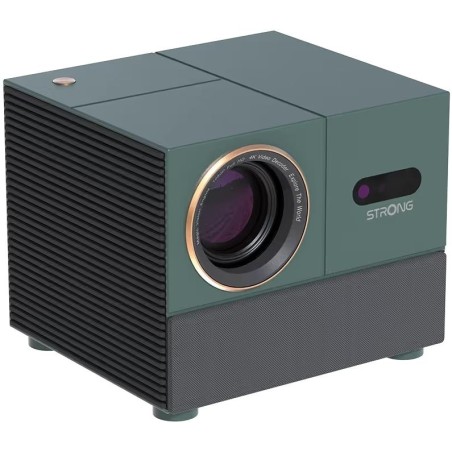 STRONG projektor MIRA 1/ LCD/ FHD (1920x1080)/ 300 ANSI lm/ USB 2.0/ HDMI/ BT/ Wi-Fi/ Repro/ Android 11/ šedo-zelený