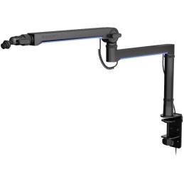 Endorfy rameno na mikrofon Broadcast Low Profile RGB Boom Arm / 360st. rotace / kulová hlava / LED osvětlení