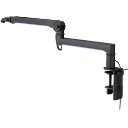 Endorfy rameno na mikrofon Broadcast Low Profile RGB Boom Arm / 360st. rotace / kulová hlava / LED osvětlení