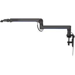 Endorfy rameno na mikrofon Broadcast Low Profile RGB Boom Arm / 360st. rotace / kulová hlava / LED osvětlení