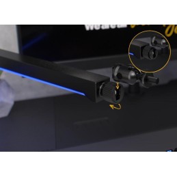 Endorfy rameno na mikrofon Broadcast Low Profile RGB Boom Arm / 360st. rotace / kulová hlava / LED osvětlení