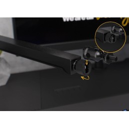 Endorfy rameno na mikrofon Broadcast Low Profile Boom Arm / 360st. rotace / kulová hlava / černý